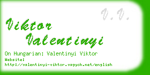 viktor valentinyi business card